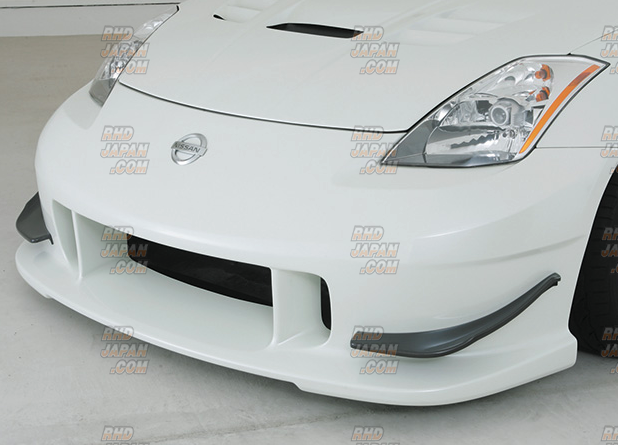 ings N-SPEC Front Bumper Type-E Canard Set FRP - Fairlady Z Z33